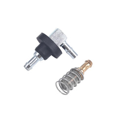 JADSOrBoBi fuel elbow quarter-inch line at 90-degree angle for compact fuel routing.