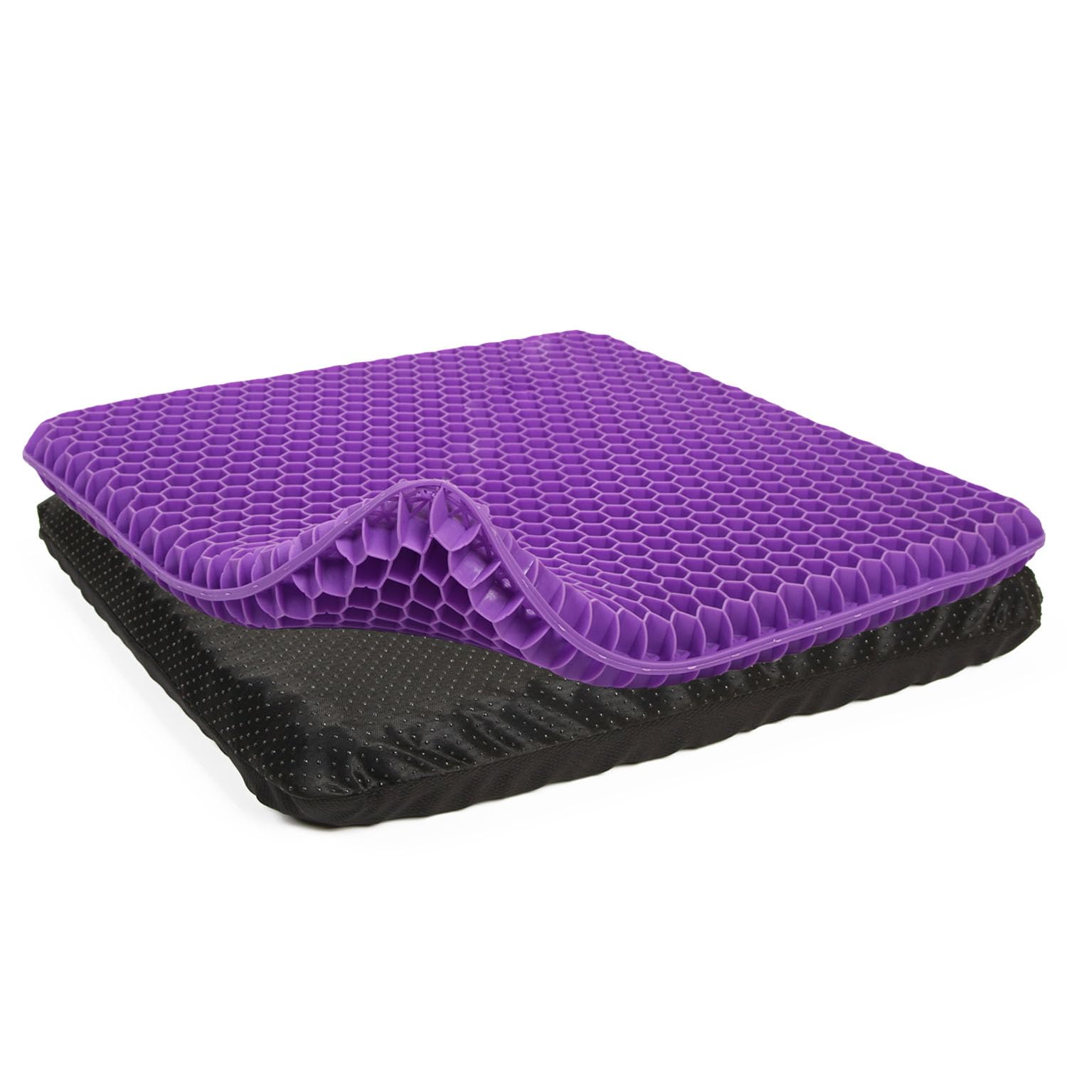JAEMEYEM purple gel seat cushion top-down view for comfort and support