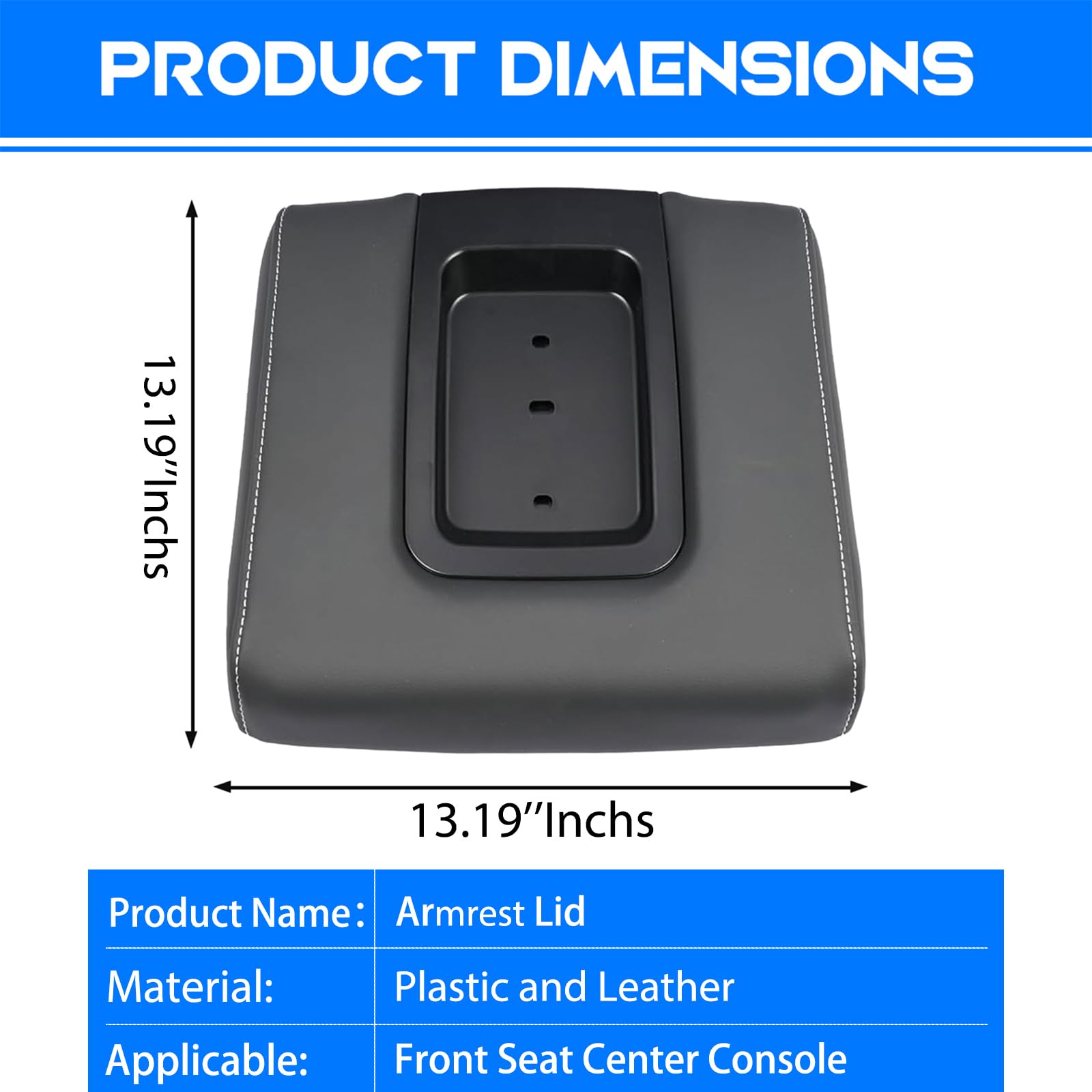 Jaeparbus armrest lid interior aesthetic enhancement for truck cabins.