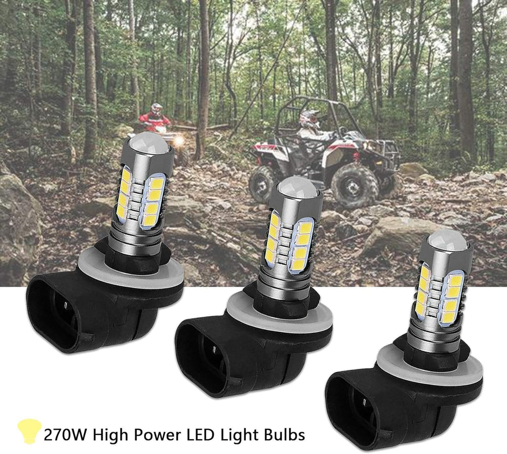 JahyShow RZR headlight bulbs improve obstacle detection in darkness
