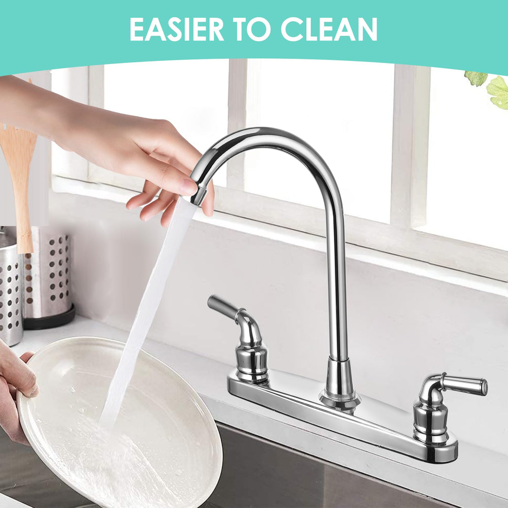 JAKARDA RV faucet installs easily with standard 1/2 inch threads