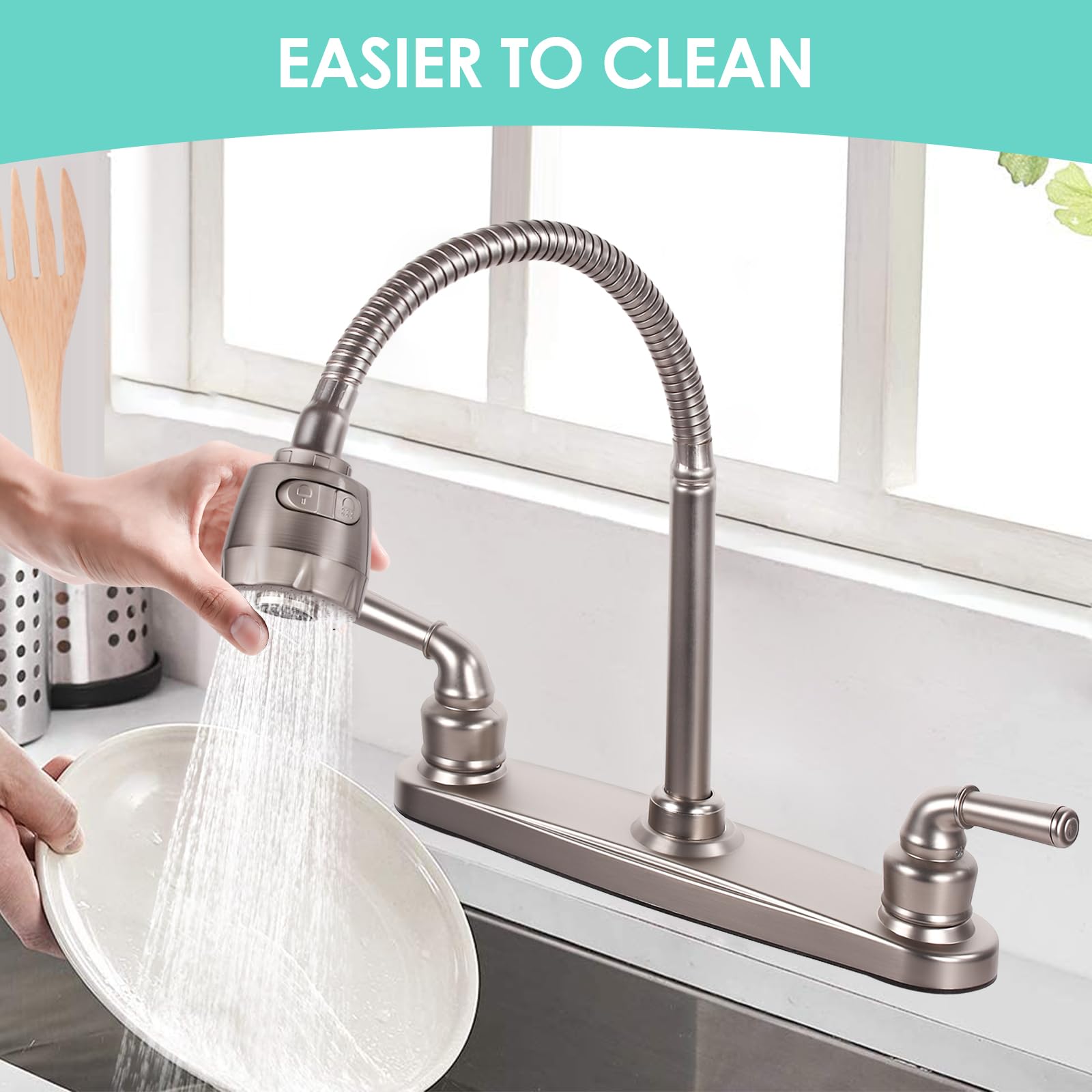 JAKARDA compact design fits small RV sinks for easy upgrades.