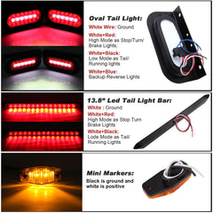 Jamarco 13-8-in trailer light bar visible as 3rd brake light