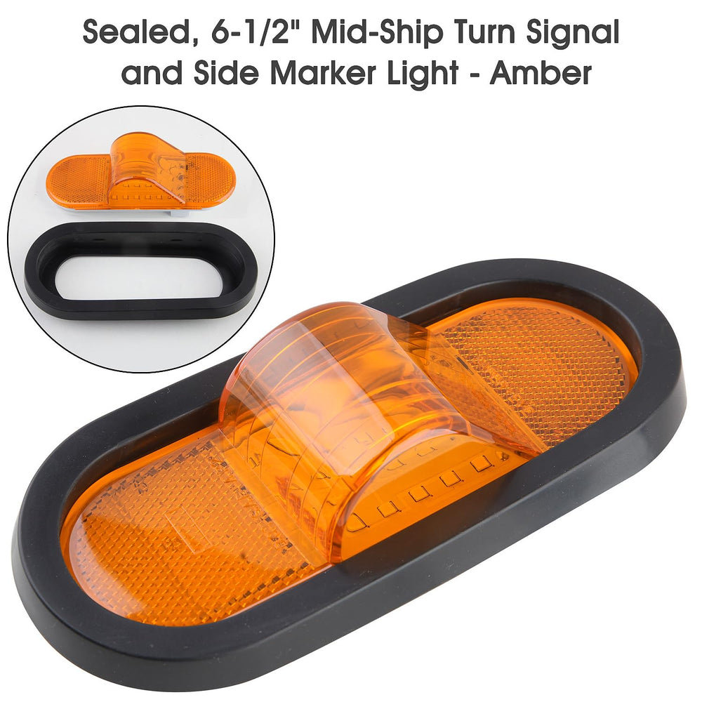 Jamarco mid-ship amber LED turn signal for clearer roadside signaling.