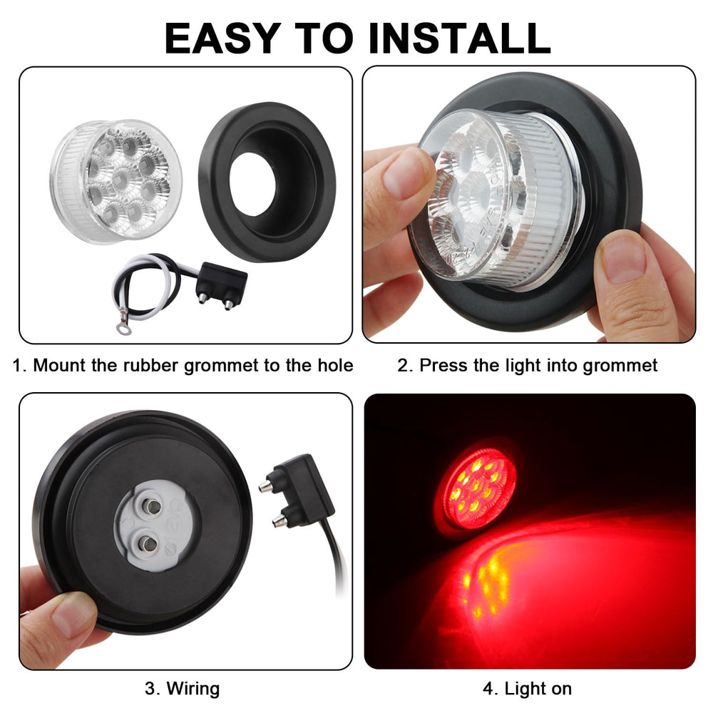 Jamarco 2.5-inch outer diameter marker light design for trailers