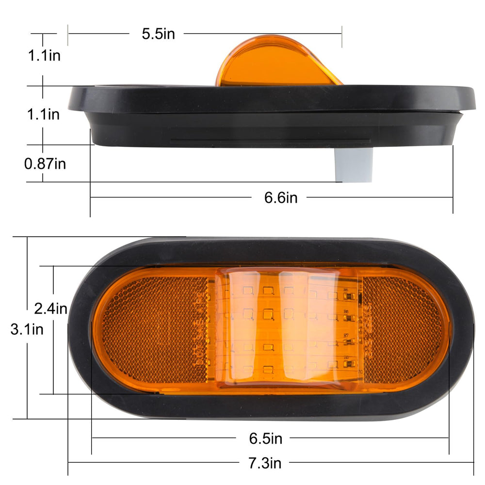 Jamarco waterproof sealed trailer light assembly withstands weather and road spray.