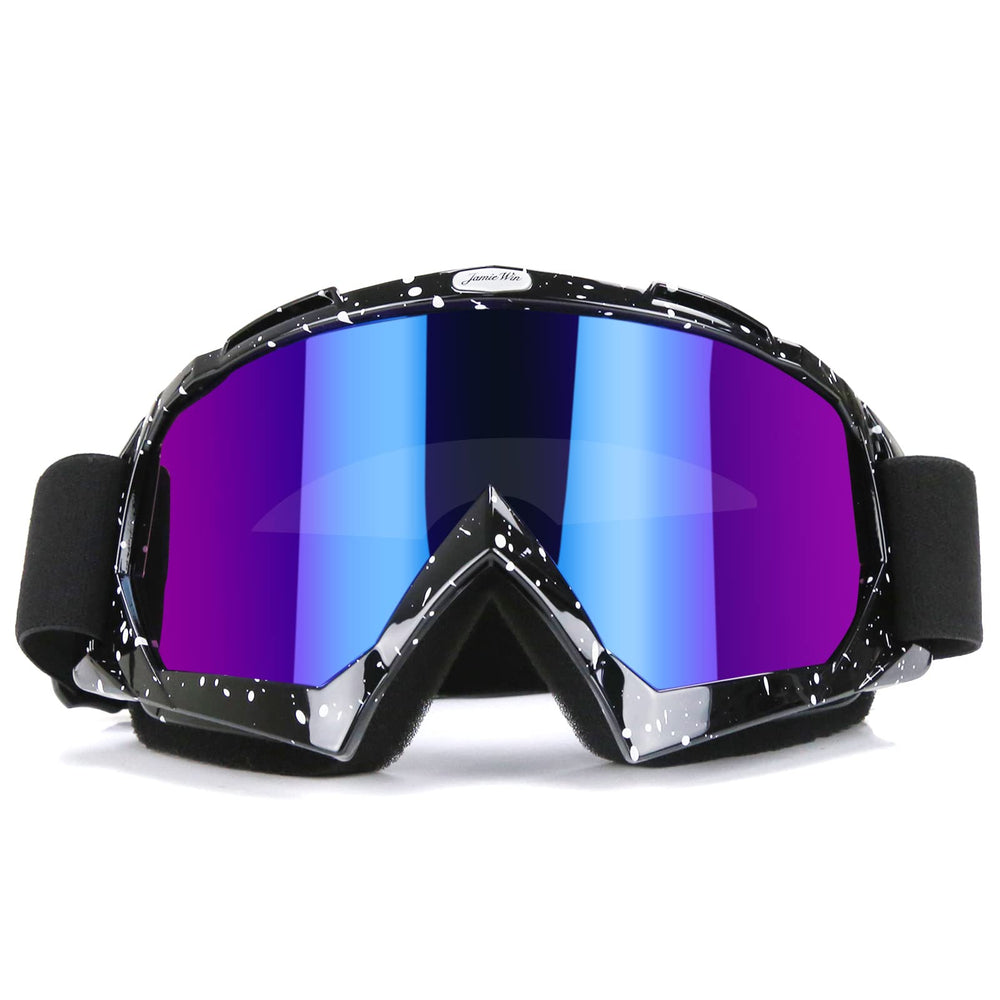 Jamiewin ATV goggles with bendable TPU frame provide flexible, durable wear on rugged trails.