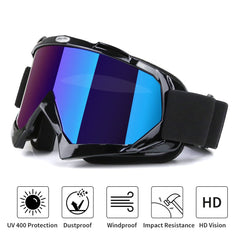 Jamiewin goggles soft foam padding for comfortable wear during long rides