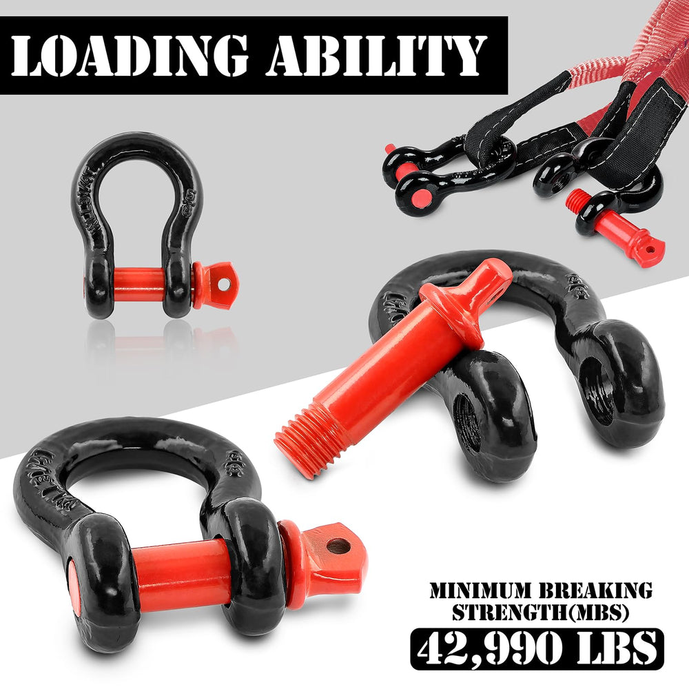 Jamiikury drop-forged steel construction for lasting strength in heavy-duty winching.