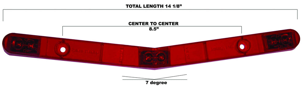 JAMMY ID Bar Light is IP68 waterproof and submersible for harsh marine conditions.