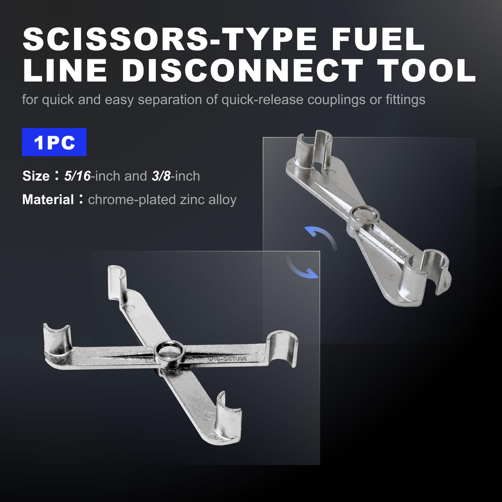 Janhemei CF-type hairpin connectors secure quick-connects without damage.