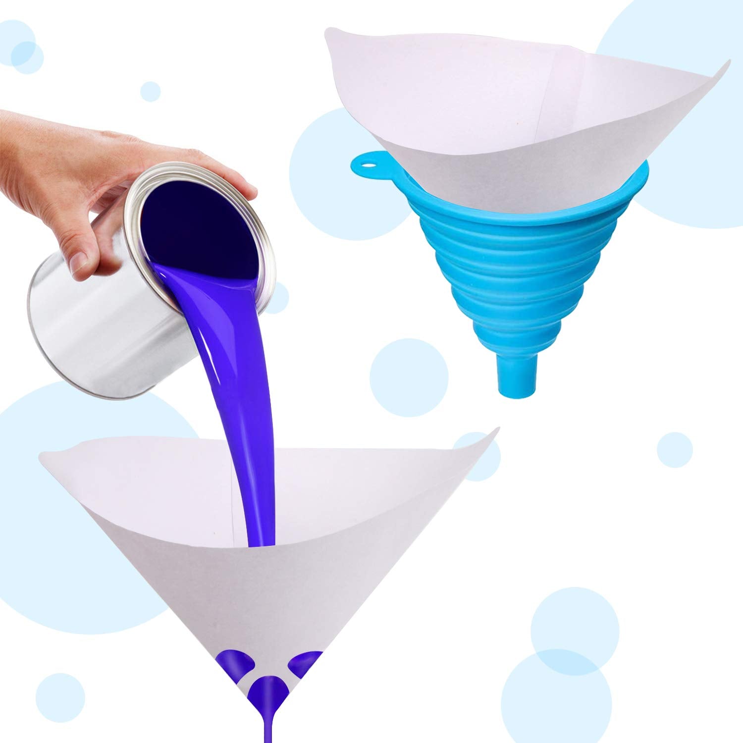 JANYUN resin filtering use-case for clear, debris-free pours