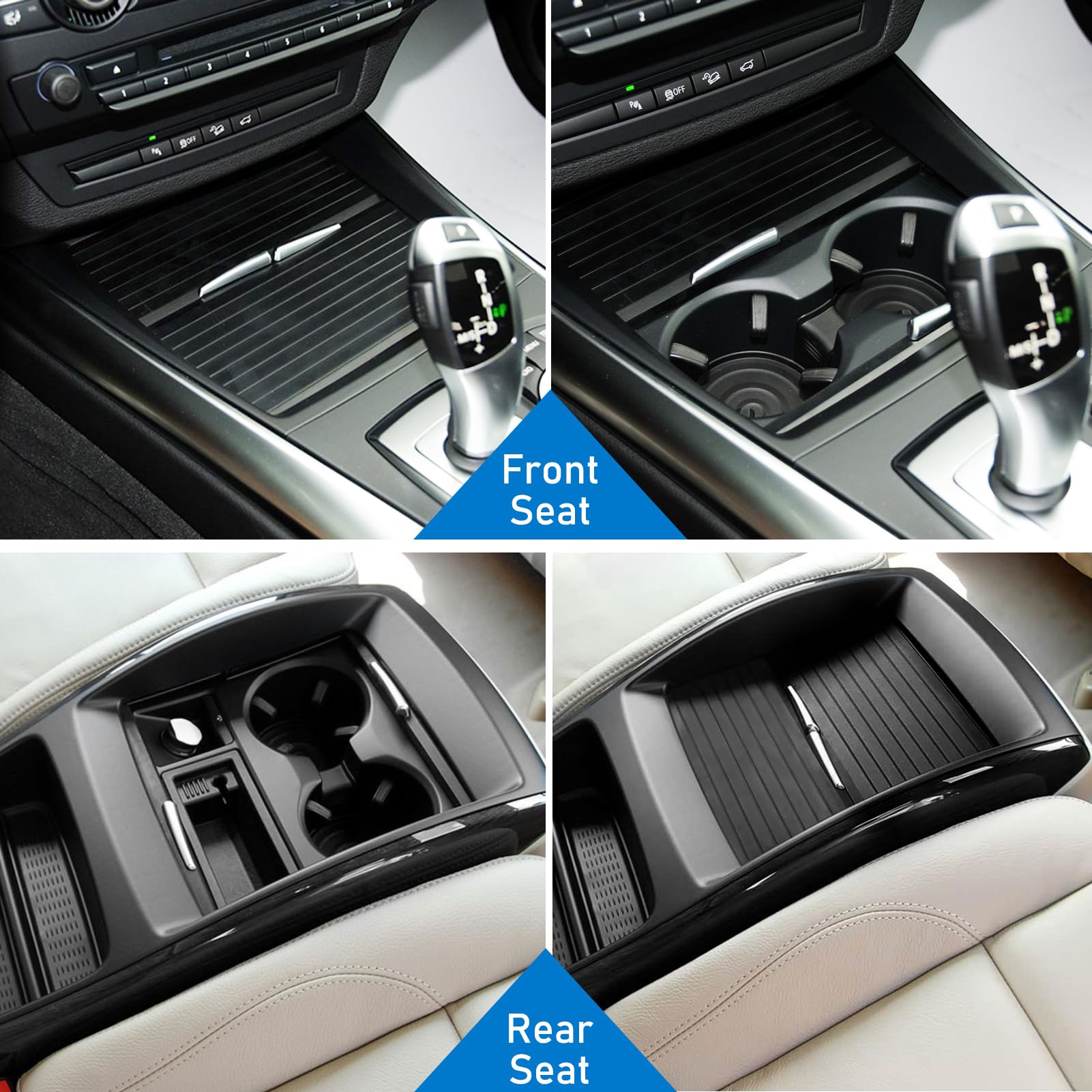 Jaronx ABS+PC material cup holder cover resists scratches