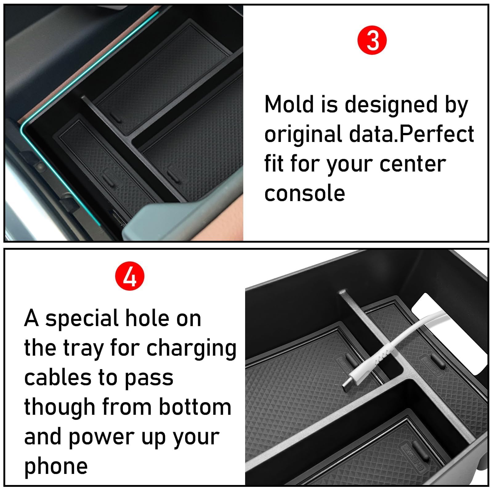Jaronx anti-slip mats prevent items from sliding.
