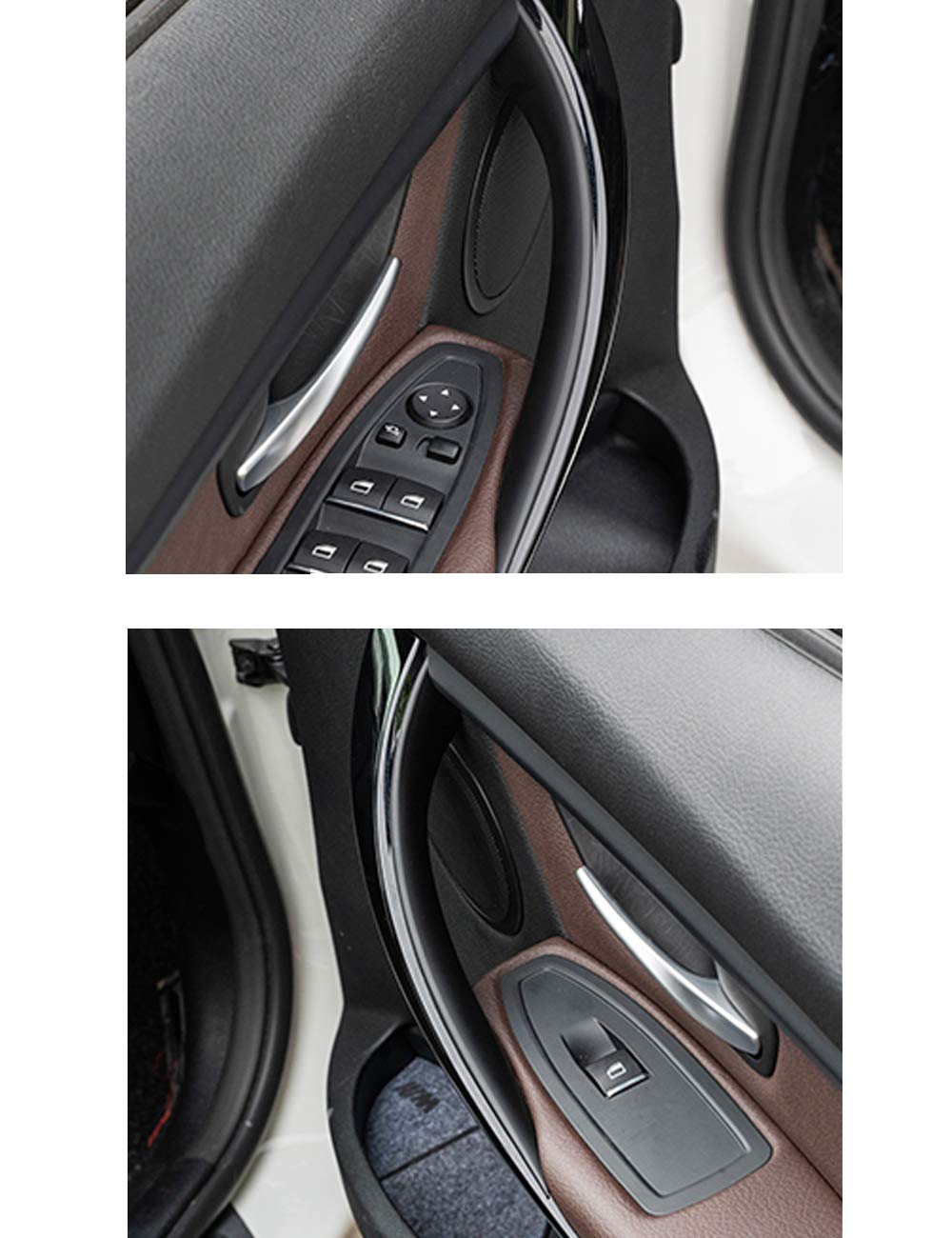 Jaronx packaging for door handle covers showing quick snap-on parts for fast installation