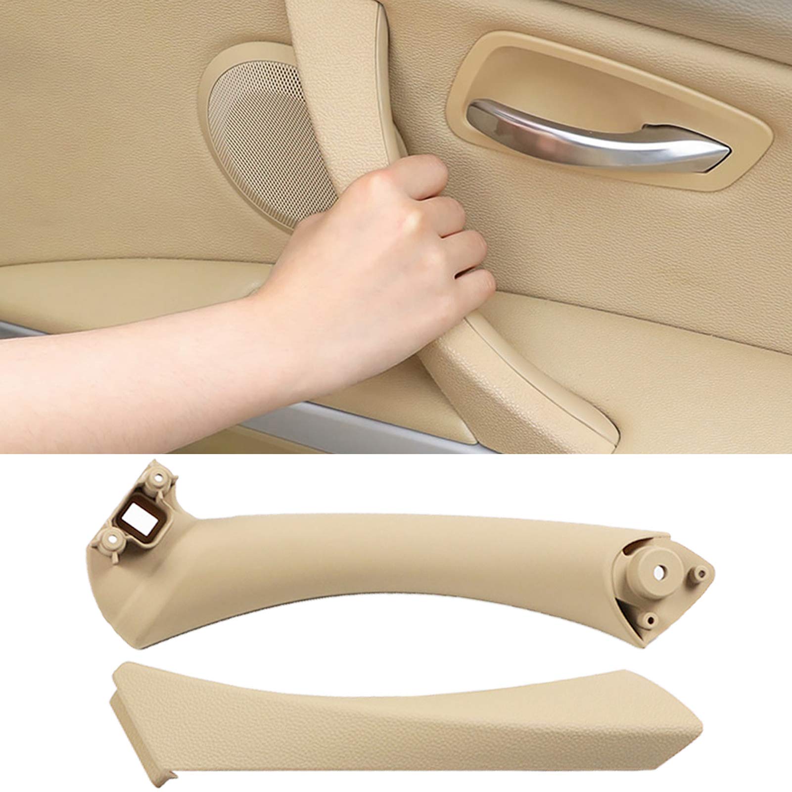 Jaronx BMW E90/E91 outer door handle cover restores finish and resilience