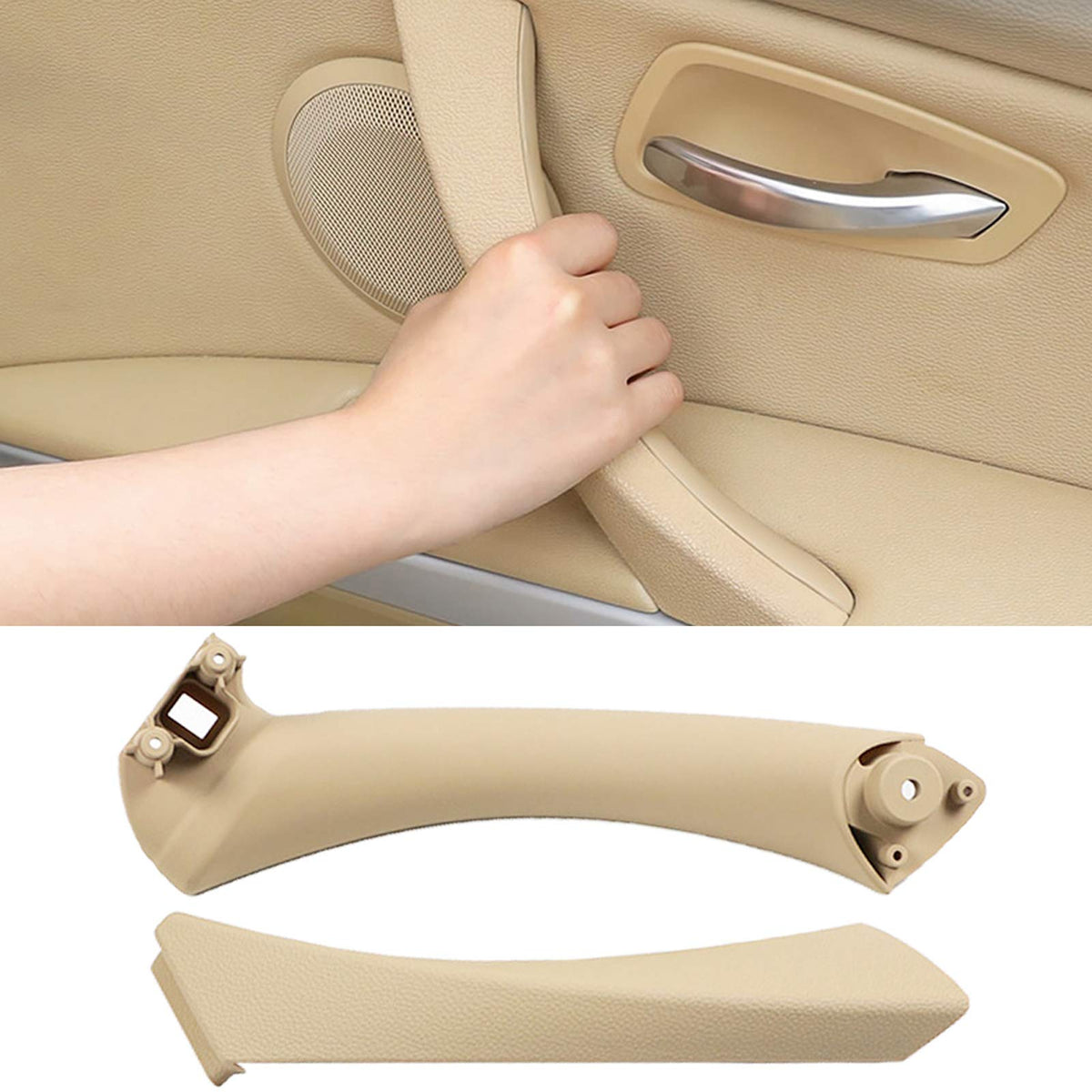 Jaronx BMW E90/E91 outer door handle cover restores finish and resilience