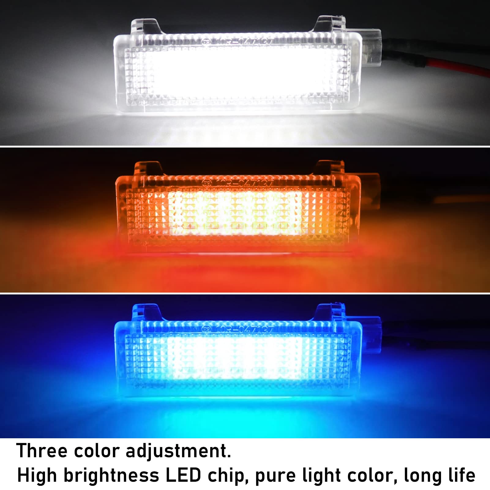 Jaronx footwell LED plug-and-play installation saves time.