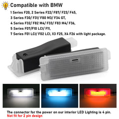 Jaronx footwell LED white bright offers crisp, modern interior lighting.