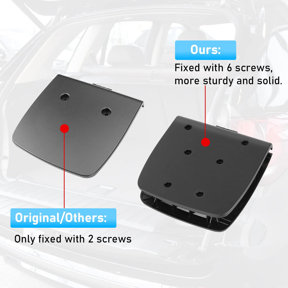 Jaronx trunk handle replacement back view—secure mounting for reliability.