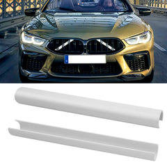 Jaronx BMW V Brace wrap cover on front grille for a bolder look.