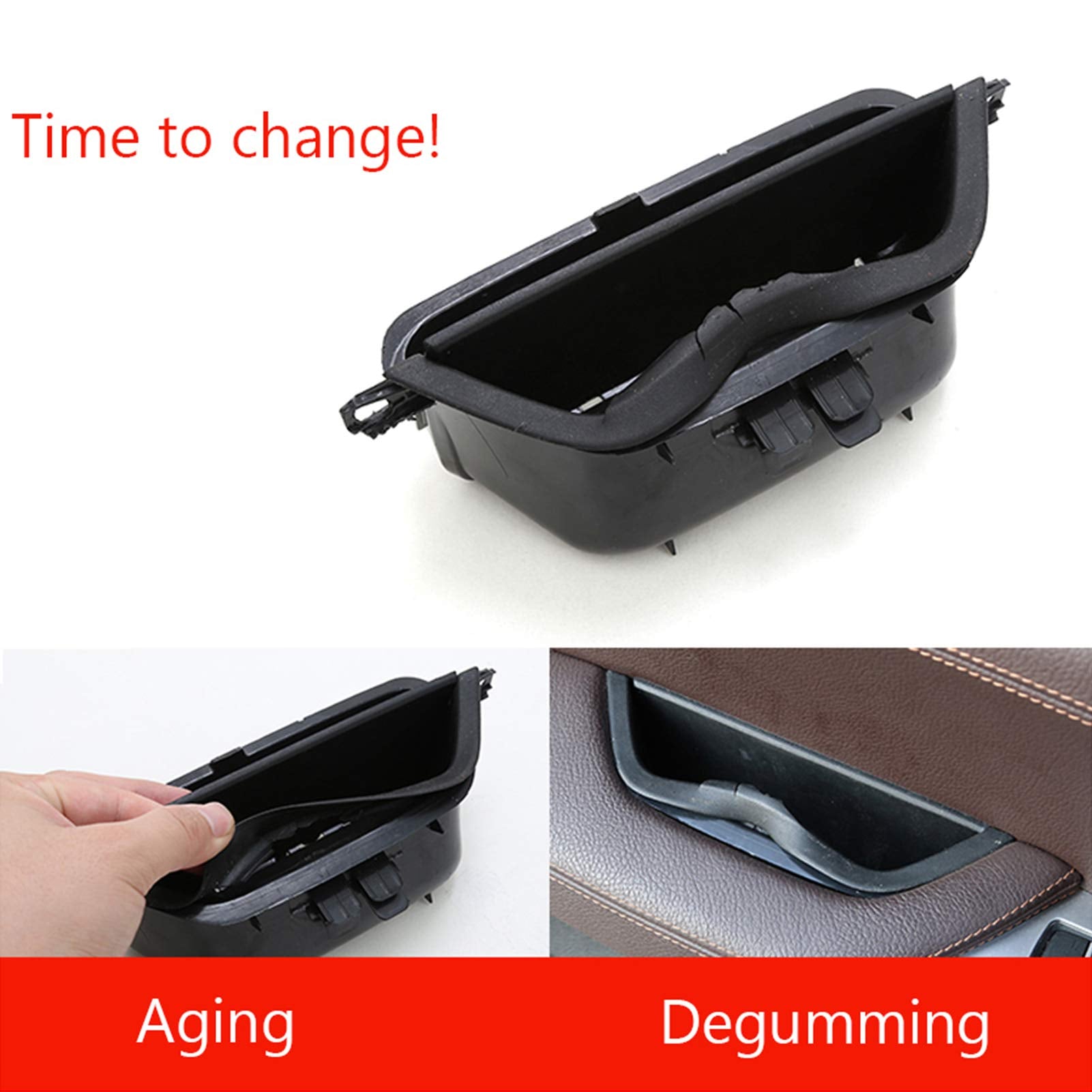Jaronx armrest cover material close-up showing durable ABS+PC surface