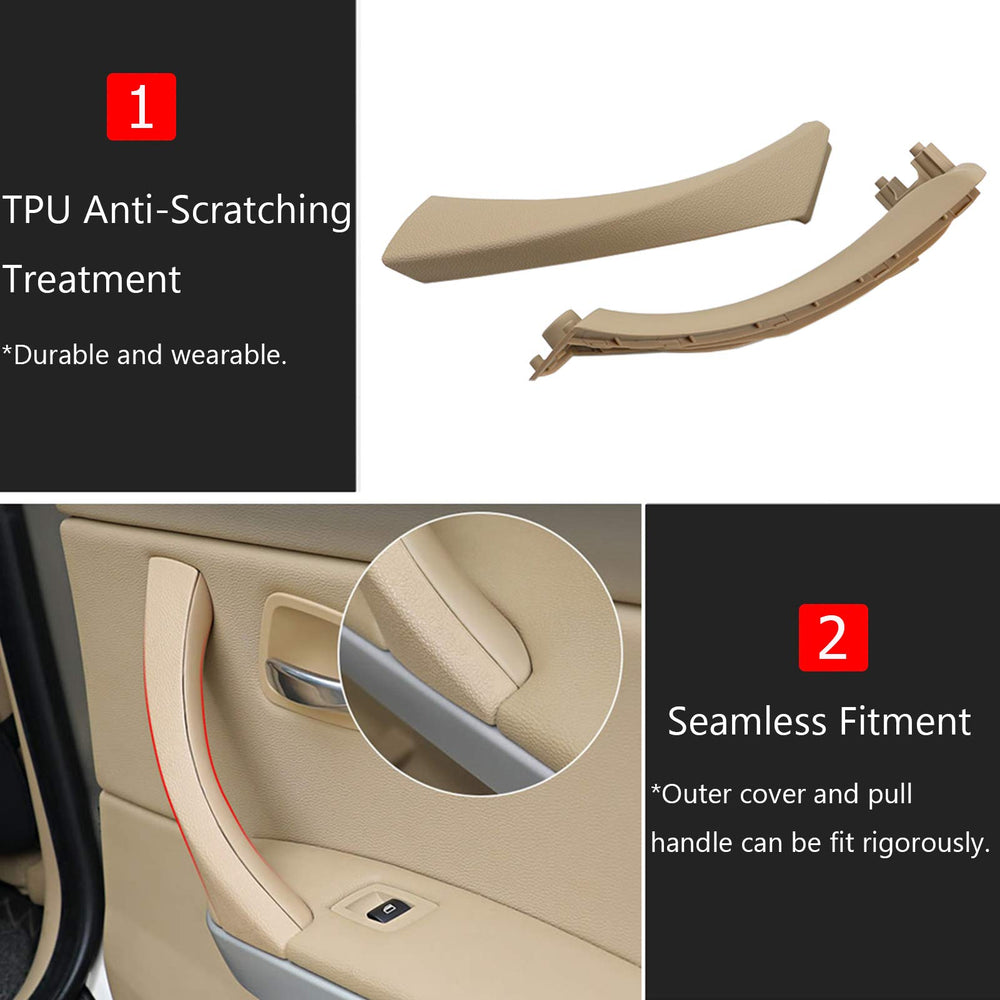 Jaronx door handle replacement preserves color and lustre under sunlight