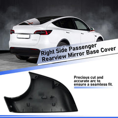 Jaronx durable ABS mirror base cover, protects the housing from cracking.