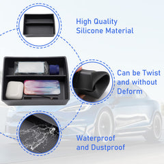 Jaronx silicone organizer offers dustproof and waterproof protection for everyday car essentials.