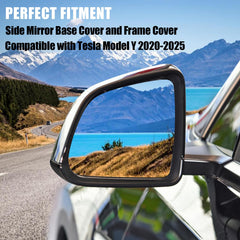 Jaronx left rearview mirror base cover protects components from weather and wear.