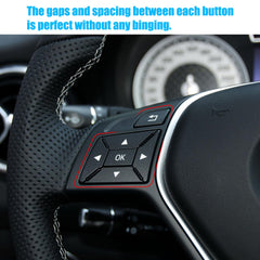 Jaronx premium ABS material on steering wheel button, scratch-resistant surface.