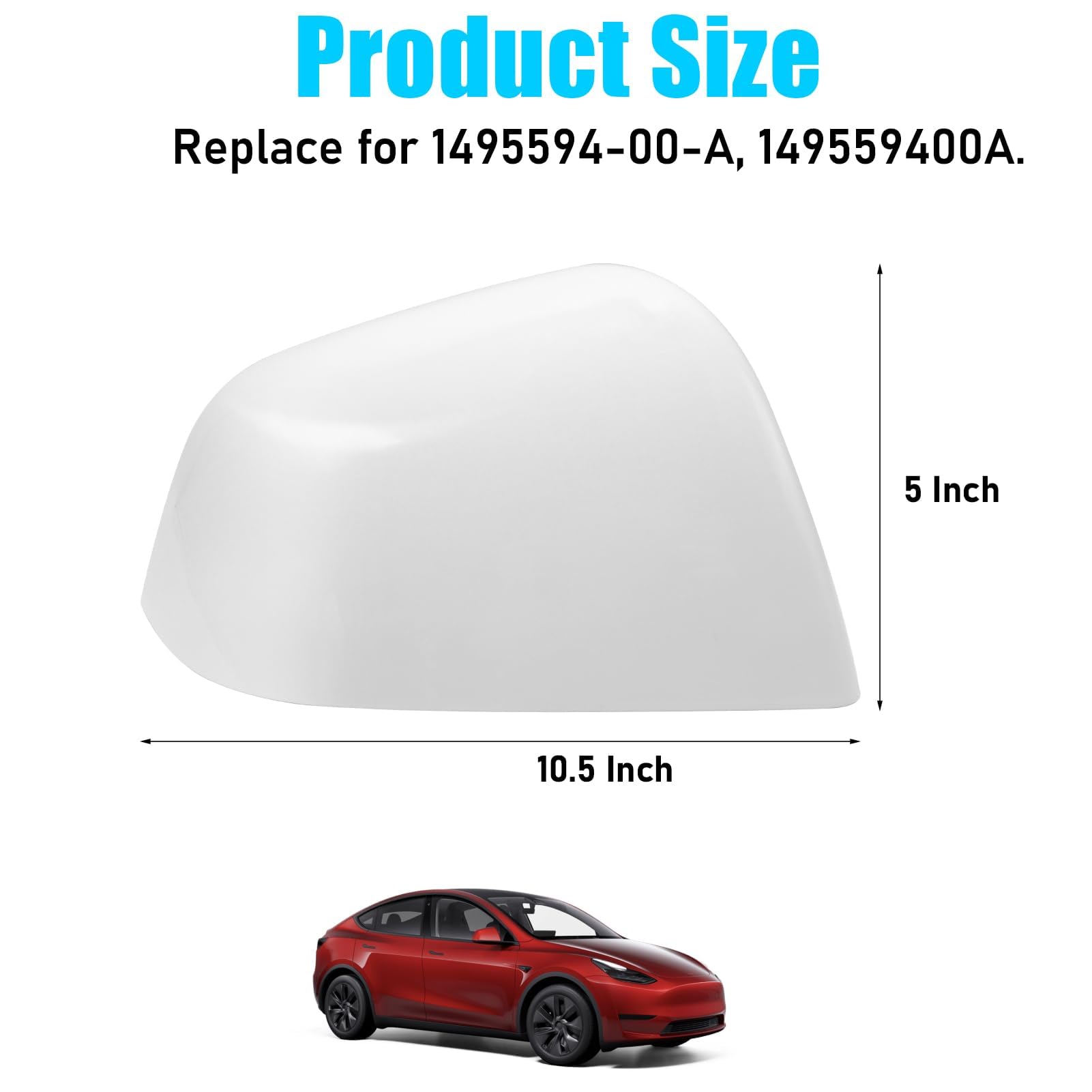 Jaronx Model Y mirror cover demonstrates wind and rain resistance.