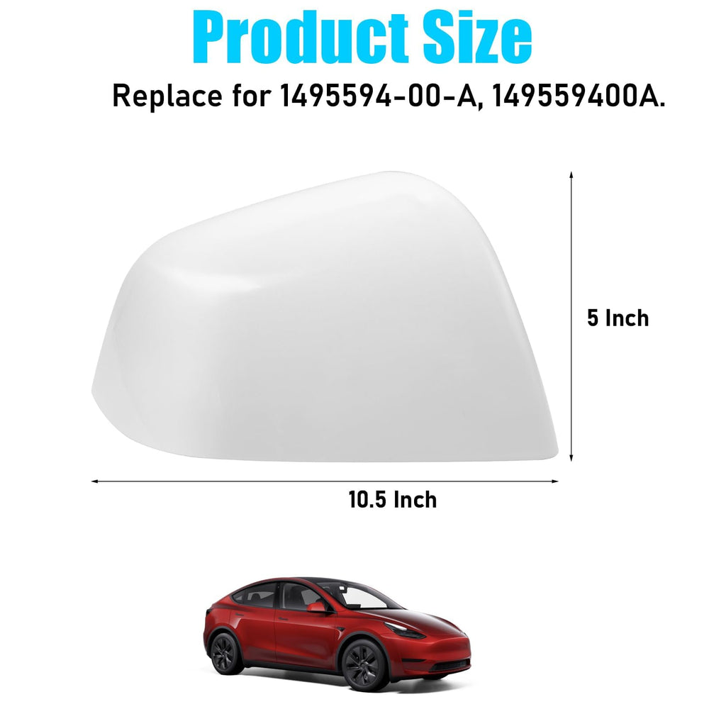 Jaronx Model Y mirror cover demonstrates wind and rain resistance.