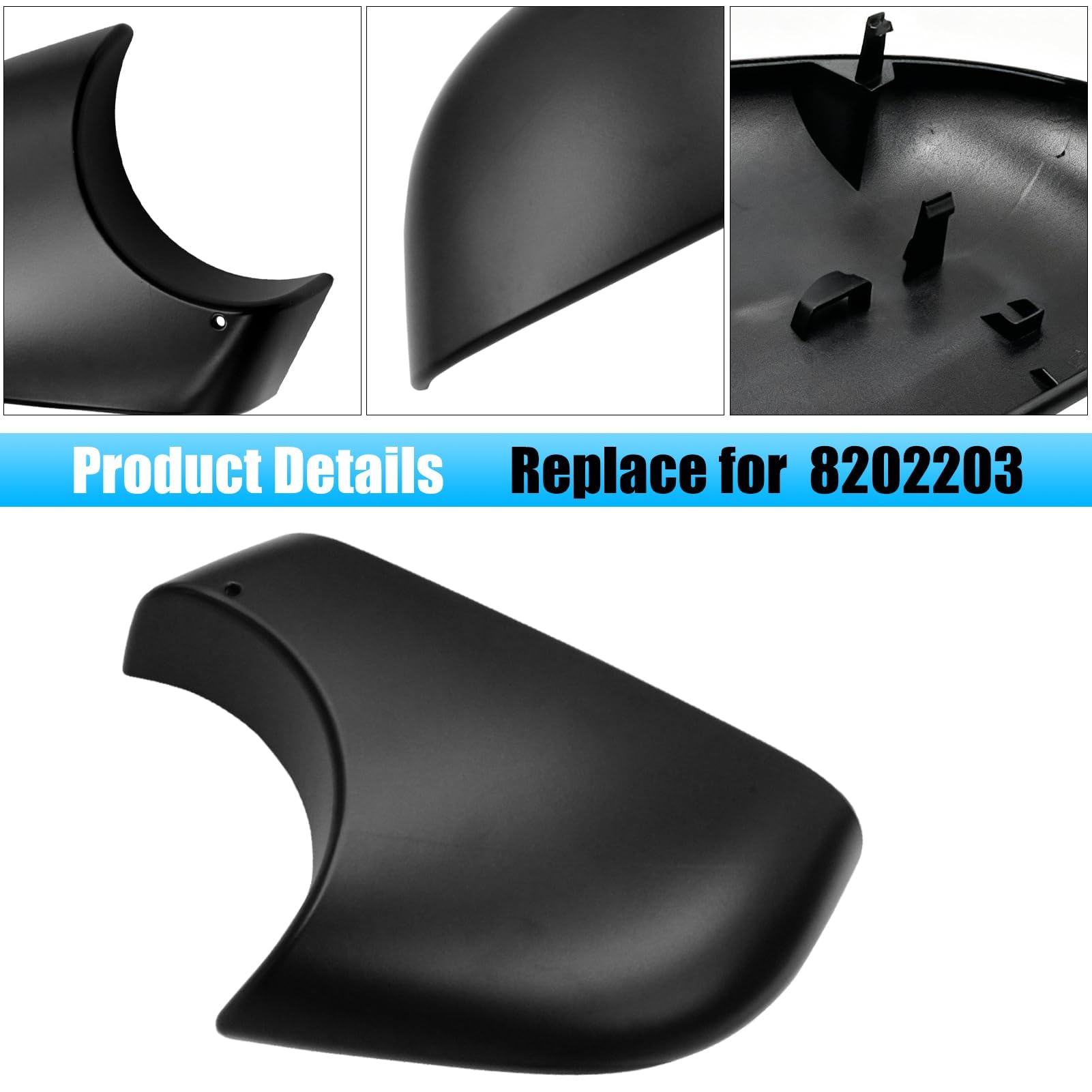 Jaronx Model Y right passenger side mirror lower cover replaces worn parts.