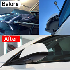 Jaronx Model Y fitment detail highlighting precise arc for seamless look