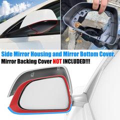Jaronx Model Y left mirror cover frame ensures precise alignment and durable housing.