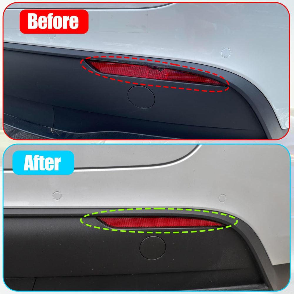 Jaronx Tesla Model Y rear bumper reflector right side, enhanced signaling for other drivers