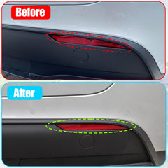 Jaronx Tesla Model Y rear bumper reflector right side, enhanced signaling for other drivers