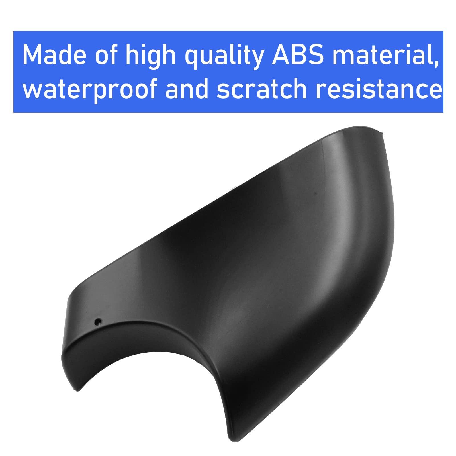 Jaronx mirror base cover demonstrates water and scratch resistance.