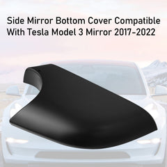 Jaronx Model 3 mirror base cover fitment aligns with original mounting points.