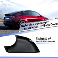 Jaronx Tesla Model 3 mirror base cover made from durable ABS material.