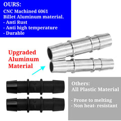 JasperAutoPart bypass connectors 5/8 and 3/4 inch enable easy hose fitting.