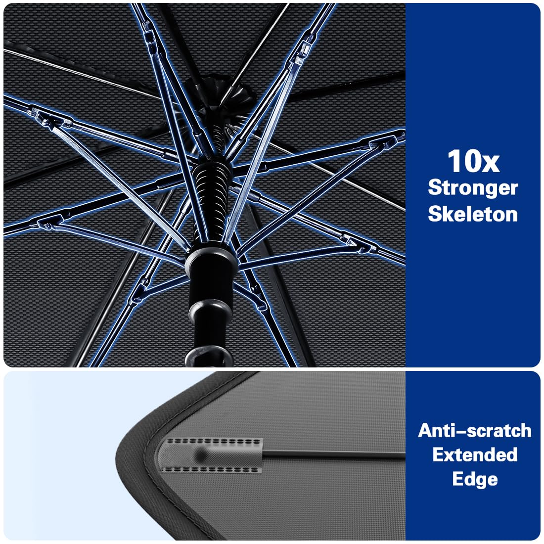 JASVIC universal 57x33 inch shade fits most cars