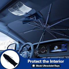 JASVIC UPF50+ fabric blocks most UV rays for cooler interior