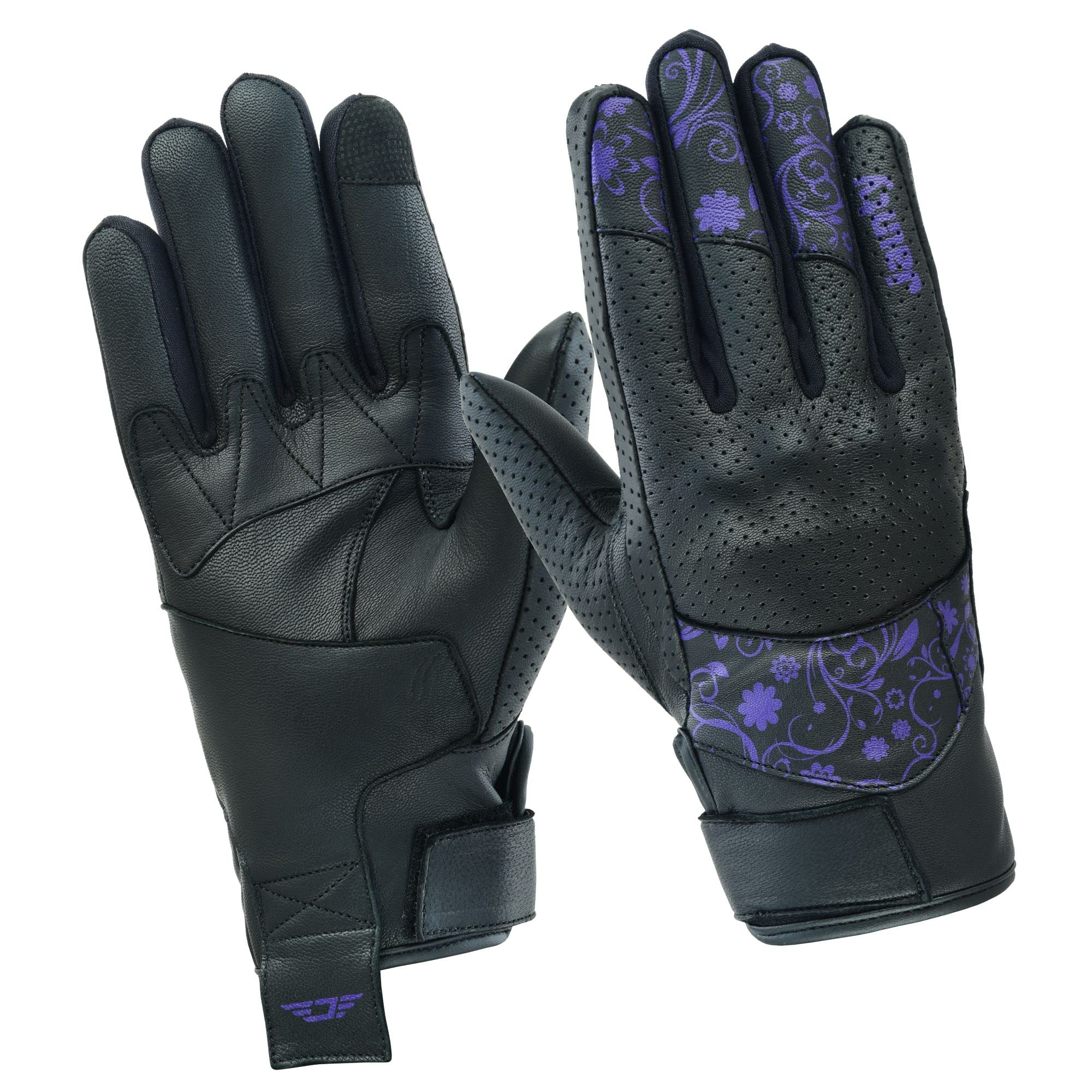 JAUNTY gloves feature stretch panels for flexible, comfortable fit.