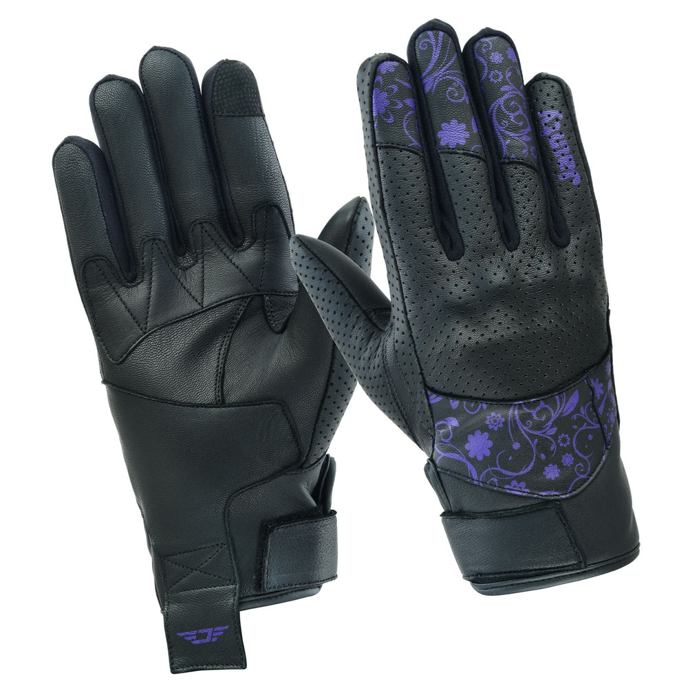 JAUNTY gloves feature stretch panels for flexible, comfortable fit.