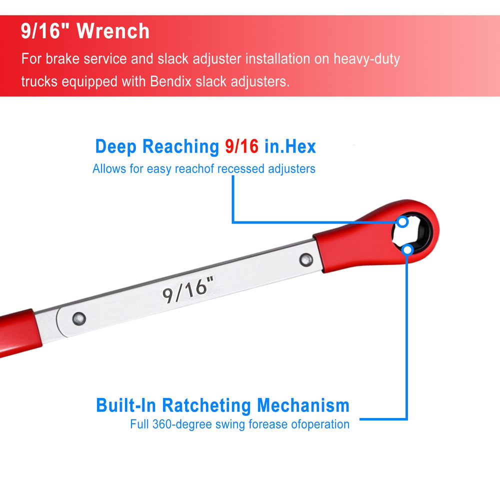 JAVENYIMAN 9/16 wrench for Bendix slack adjuster service.