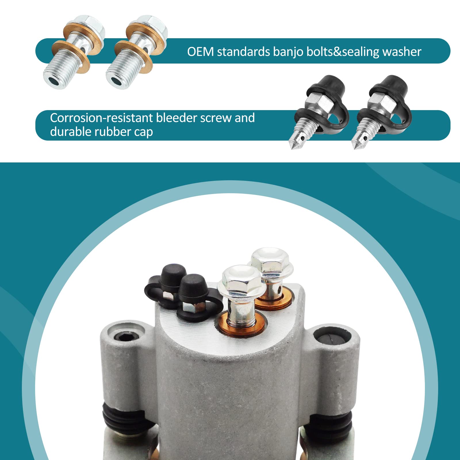Piston and seal kit ensures durable stopping performance with JAVIK 1911415.