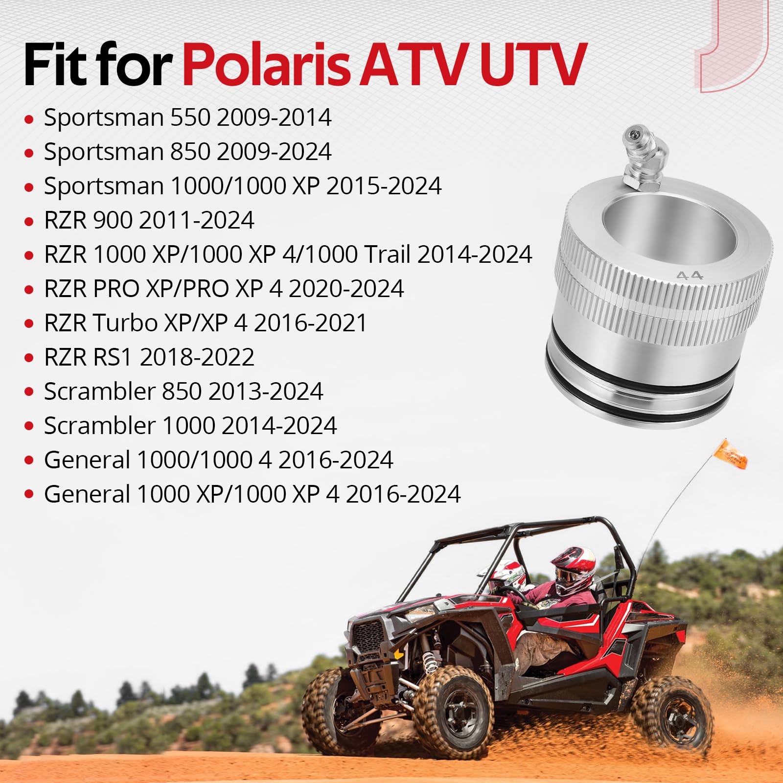 JAVIK aluminum greaser tool side view highlights anti-rust durability.