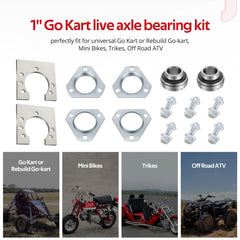 JAVIK bearing hanger pair ready for quick DIY go-kart repairs.
